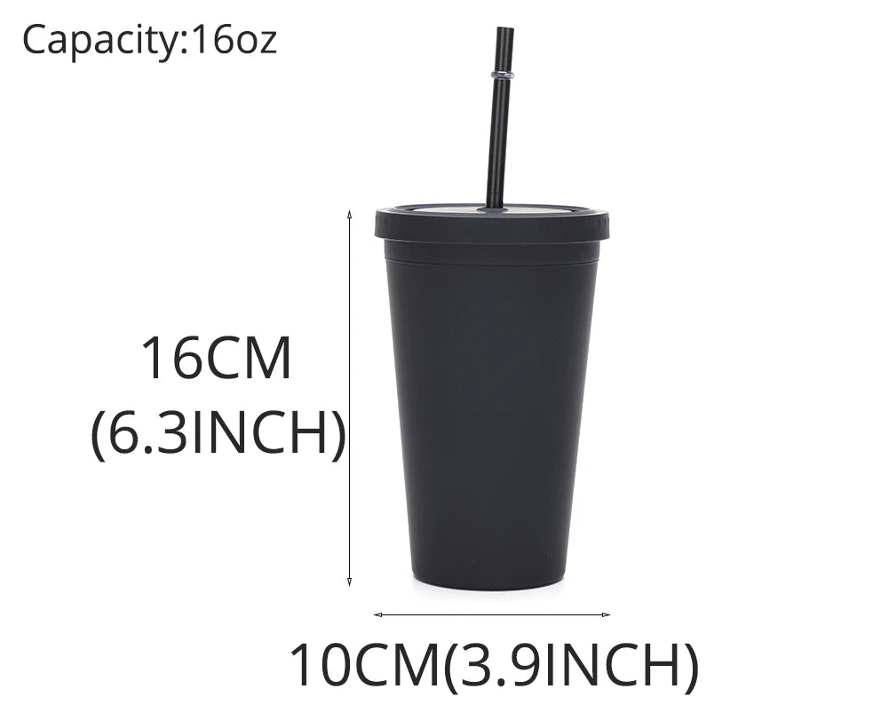 Personalized Tumbler with Lid and Straw Bridesmaid Gifts 16oz Acrylic Cup Gift for Her Friend Traveling Gift Wedding Party Gifts